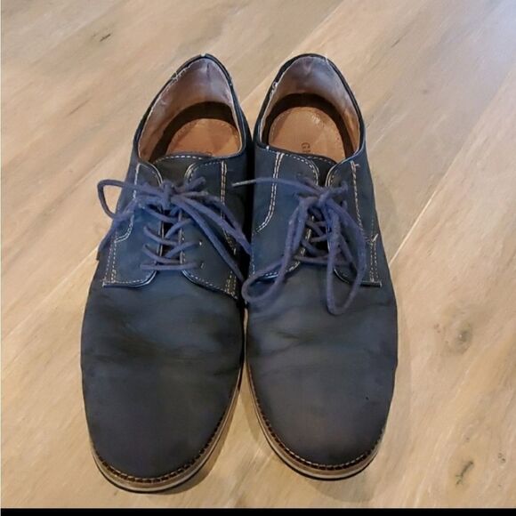 GH Bass Blue Suede Shoes Size 10